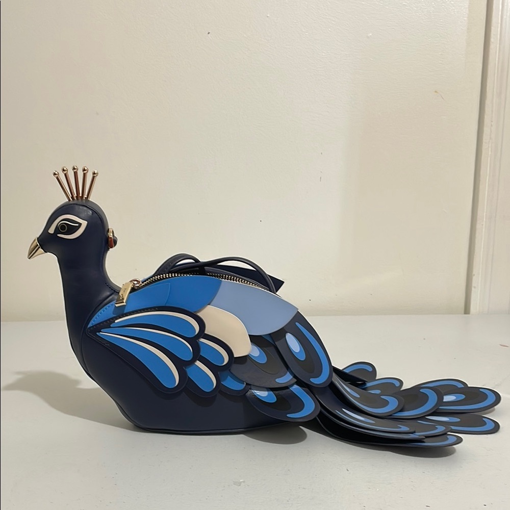 Kate Spade Blue Peacock Crossbody Bag